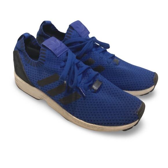 adidas ZX Flux PK Mens Fashion-Sneakers S75974_9 - Black;Blue - Picture 5 of 7